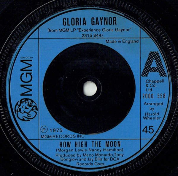 Gloria Gaynor - How High The Moon (7", Single)