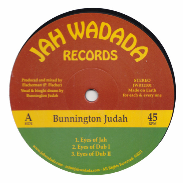 Bunnington Judah - Eyes Of Jah / Fight Fight (12")