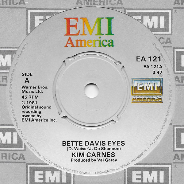 Kim Carnes - Bette Davis Eyes (7", Single)