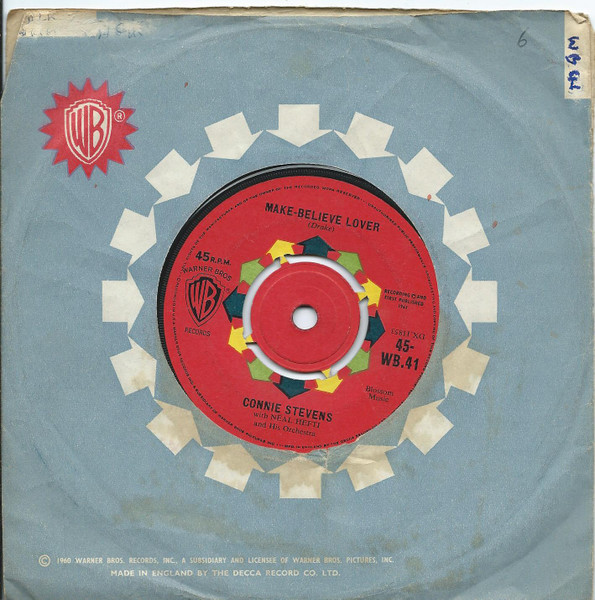 Connie Stevens With Neal Hefti And His Orchestra* - Make-Believe Lover (7", Single)