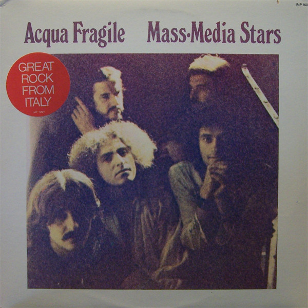 Acqua Fragile - Mass•Media Stars (LP, Album, RE)