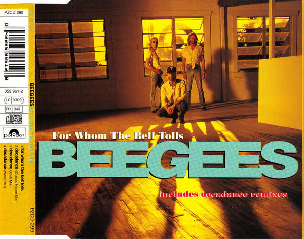 BeeGees* - For Whom The Bell Tolls (CD, Single)