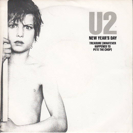 U2 - New Year's Day (7", Single, Pap)