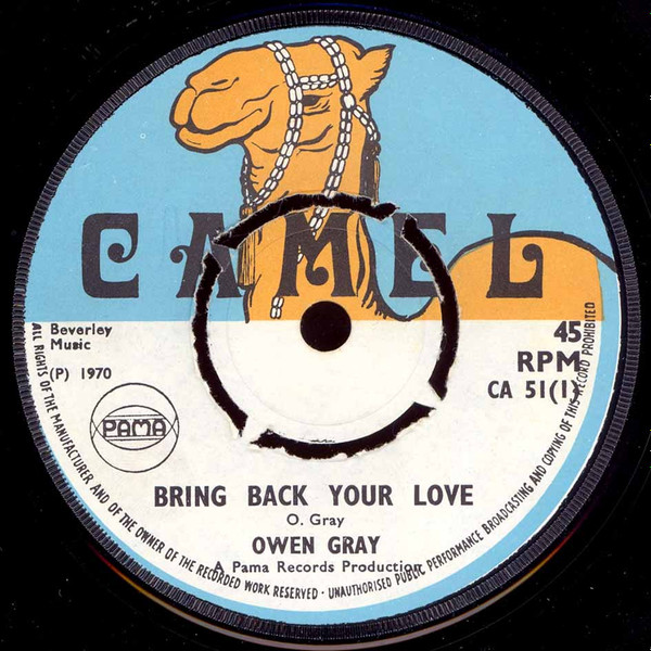 Owen Gray - Bring Back Your Love (7")