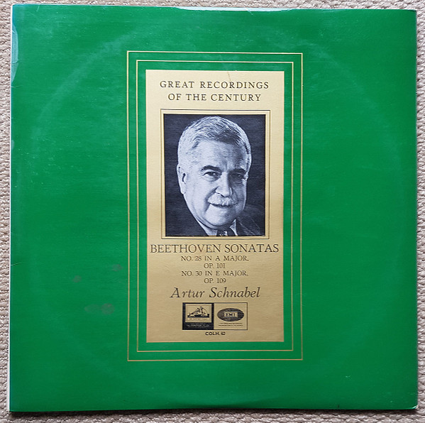 Artur Schnabel - Beethoven* - Sonatas - No. 28 & 30 (LP, Comp, Mono, RE)