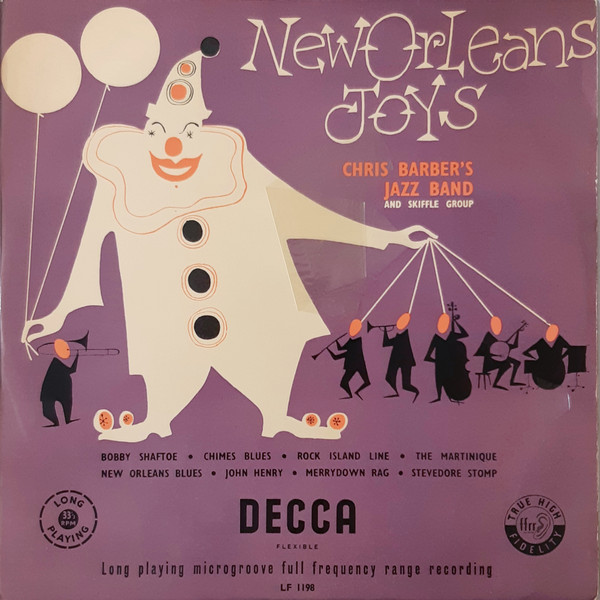 Chris Barber's Jazz Band and Skiffle Group* - New Orleans Joys (10", Album, Mono, RP)
