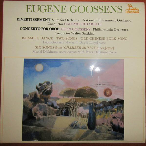 Sir Eugene Goossens - Divertissement, Oboe Concerto, Etc (LP, Album)