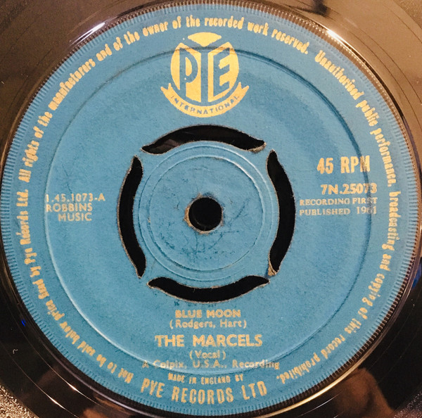 The Marcels - Blue Moon (7", Single)