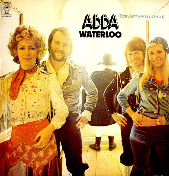 ABBA (Björn, Benny, Anna & Frida)* - Waterloo (LP, Album, Yel)