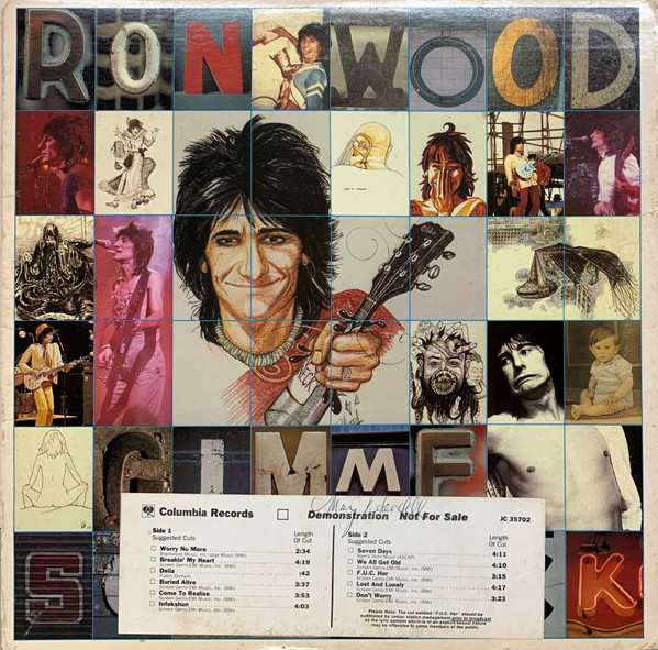 Ron Wood - Gimme Some Neck (LP, Promo, Pit)