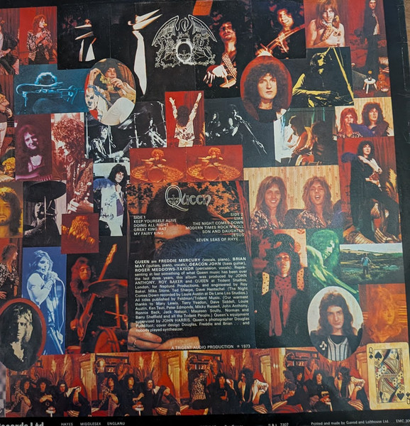 Queen - Queen (LP, Album, RE, EMI)