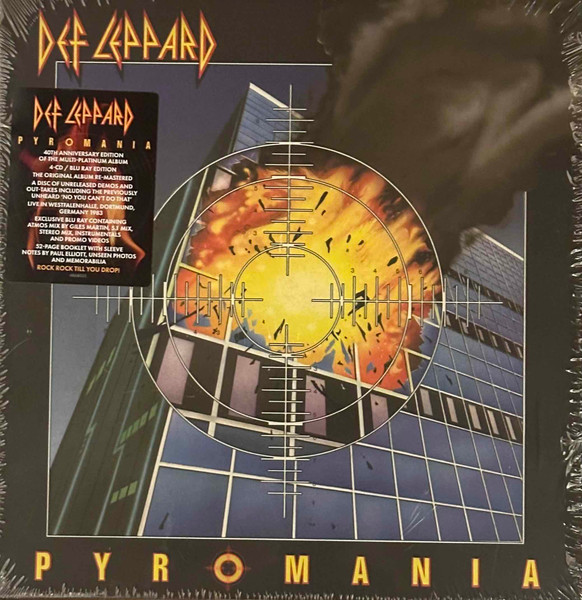 Def Leppard - Pyromania (CD, Album, RE, RM + 3xCD + Blu-ray, Blu-ray-A, Alb)
