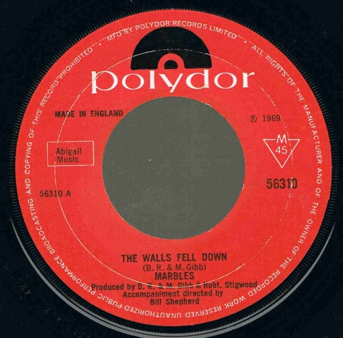 Marbles (3) - The Walls Fell Down / Love You (7", Mono)
