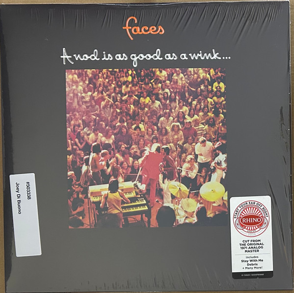 Faces (3) - A Nod Is As Good As A Wink...To A Blind Horse (LP, Album, RE)