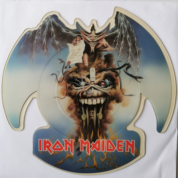 Iron Maiden - The Evil That Men Do (7", Shape, Single, Pic)