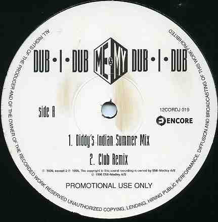 Me & My - Dub-I-Dub (12", Promo)