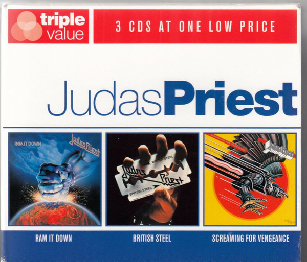 Judas Priest - Ram It Down / British Steel / Screaming For Vengeance (Box, Comp + CD, Album, RE + CD, Album, RE + CD, Al)
