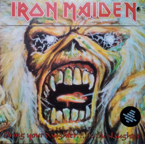Iron Maiden - Bring Your Daughter... To The Slaughter (7", Single, Ltd, Pic, Bra)