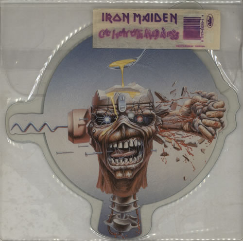 Iron Maiden - Can I Play With Madness (7", Shape, Single, Pic)