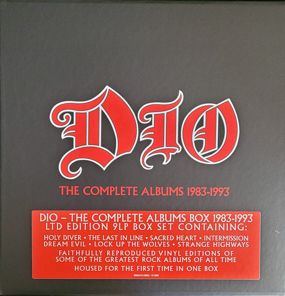 Dio (2) - The Complete Albums 1983-1993 (LP, Album, RE, RM, RP + LP, Album, RE, RM, RP + LP)