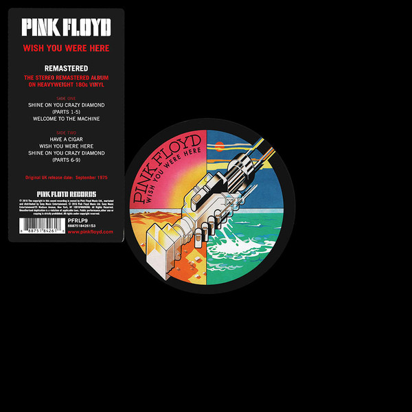 Pink Floyd - Wish You Were Here (LP, Album, RE, RM, RP, 180)