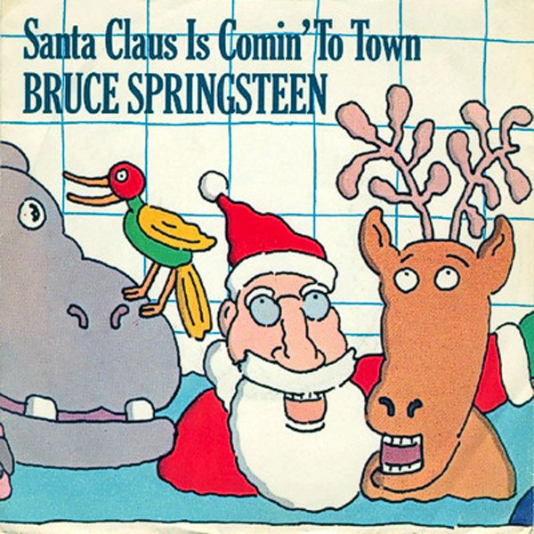 Bruce Springsteen - Santa Claus Is Comin' To Town (7", Single, Promo)