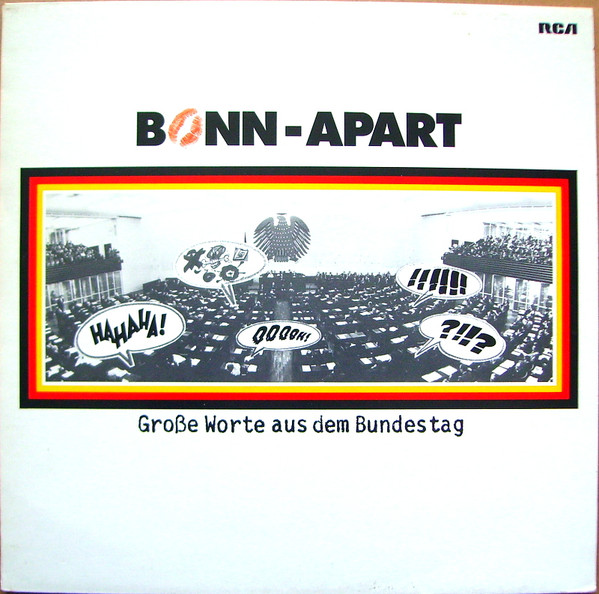 Various - Bonn-Apart (Große Worte Aus Dem Bundestag) (LP, Album)