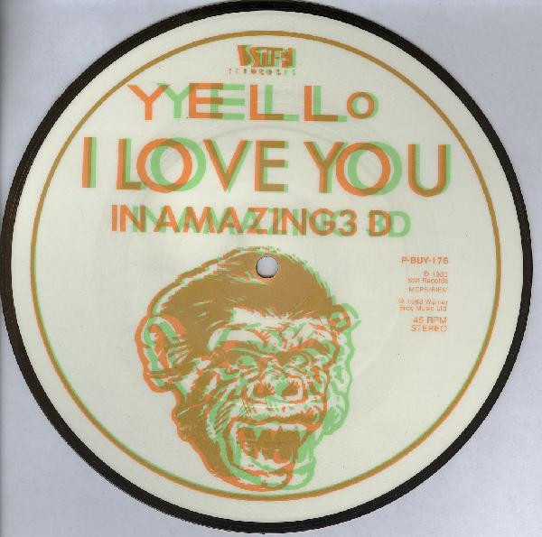 Yello - I Love You (In Amazing 3 D) (7", S/Sided, Pic)