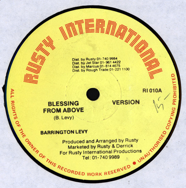 Barrington Levy / Jah Thomas & Nicadimus* - Blessing From Above / Poor Man Scanking (12")