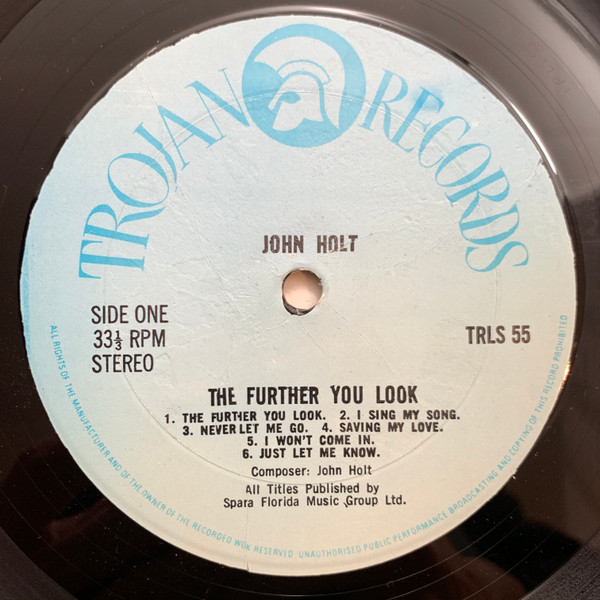 John Holt - The Further You Look (LP, Album)