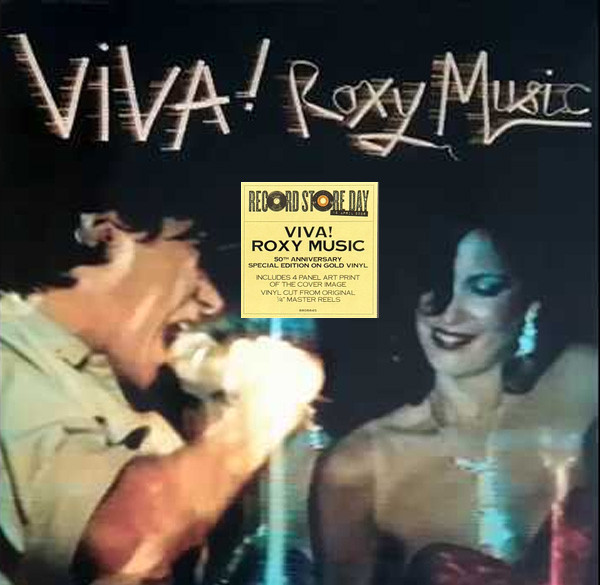 Roxy Music - Viva ! Roxy Music (LP, Album, RSD, RE, S/Edition, Gol)