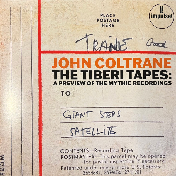 John Coltrane - The Tiberi Tapes: A Preview Of The Mythic Recordings (LP, RSD, Mono)