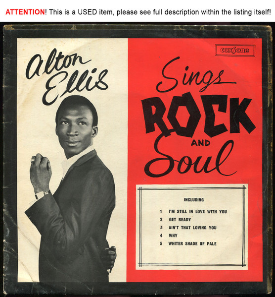 Alton Ellis - Sings Rock And Soul (LP, Album)