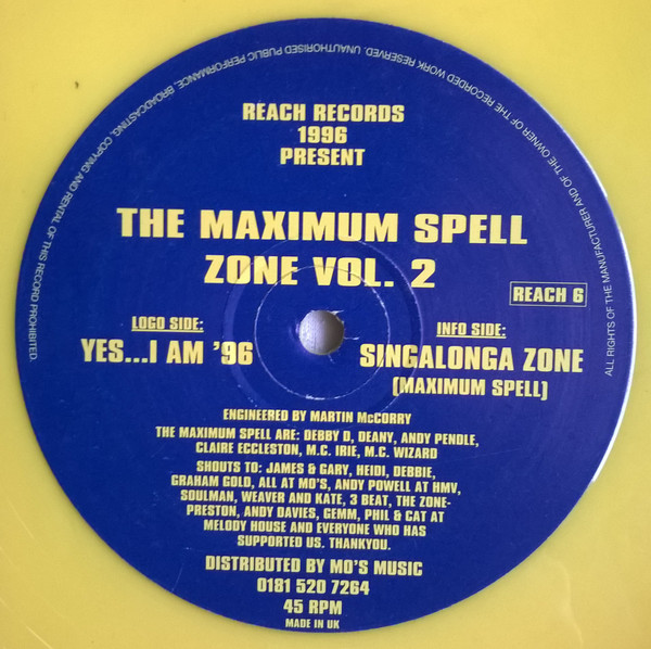 The Maximum Spell* - Zone Vol. 2 (12", Yel)