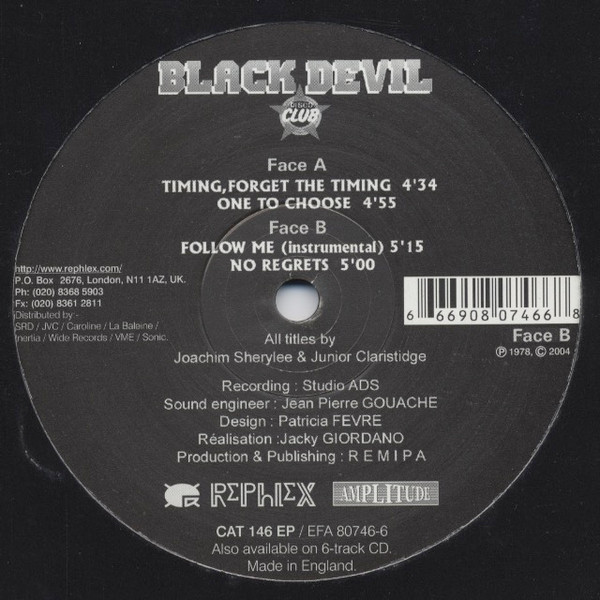 Black Devil - Disco Club (12", EP)