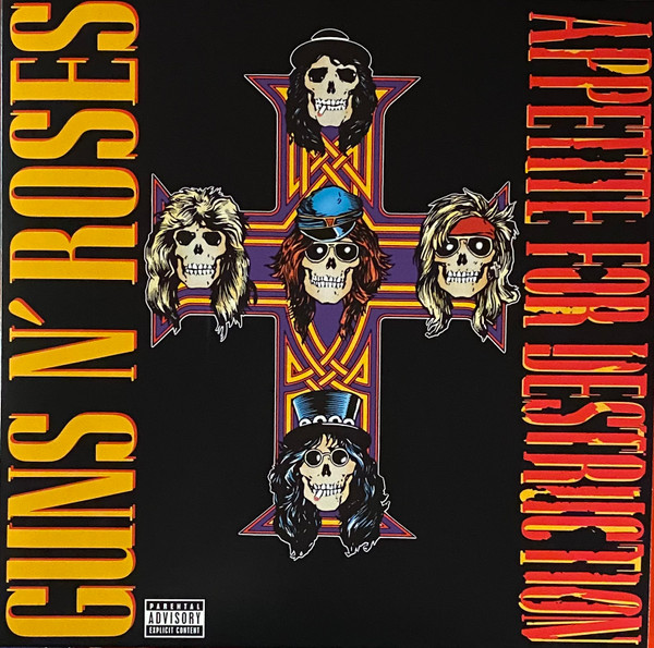 Guns N' Roses - Appetite For Destruction (LP, Album, RE)