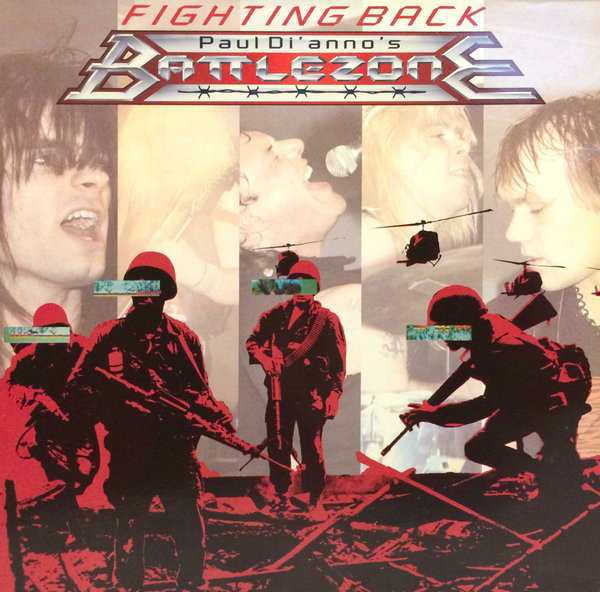 Paul Di'Anno's Battlezone - Fighting Back (LP, Album, RE, Cle)