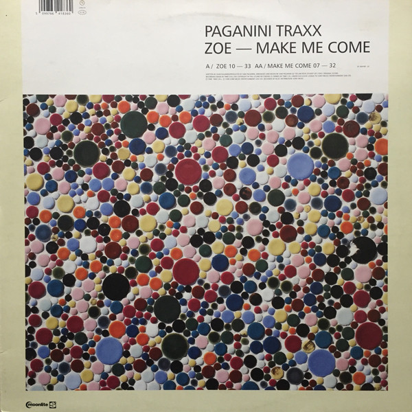Paganini Traxx - Zoe / Make Me Come (12")
