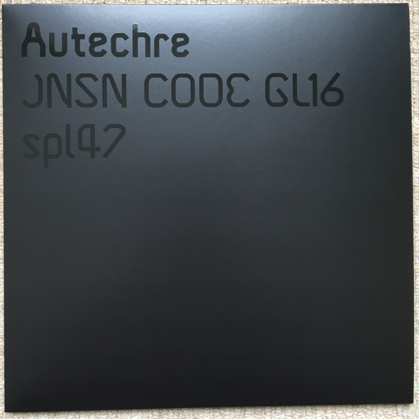 Autechre - JNSN CODE GL16 / spl47 (12", Ltd)
