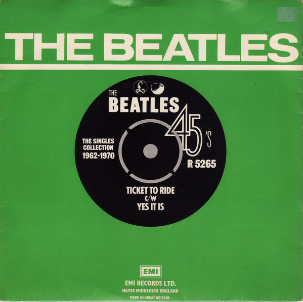 The Beatles - Ticket To Ride c/w Yes It Is (7", Single, Mono, RE)