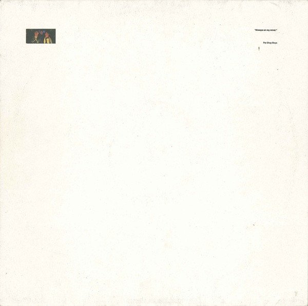 Pet Shop Boys - Always On My Mind (12", Maxi)
