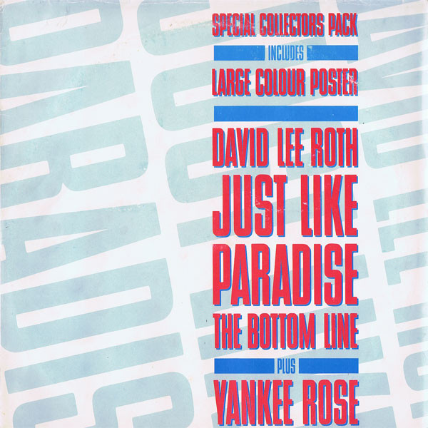 David Lee Roth - Just Like Paradise (12", Single)