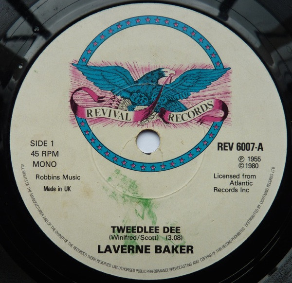 Laverne Baker* - Tweedlee Dee / Bumble Bee / Jim Dandy (7", EP, Mono)