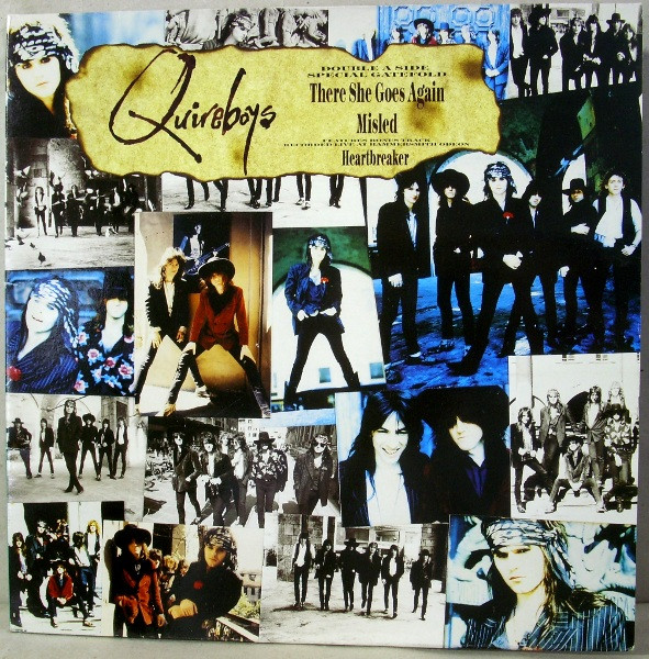 The Quireboys - There She Goes Again (12", Single, Gat)