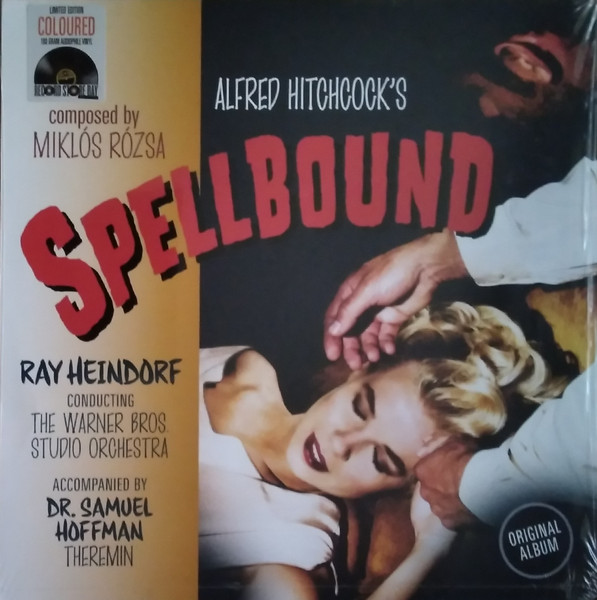 Ray Heindorf Conducting The Warner Bros. Studio Orchestra Accompanied By Dr. Samuel Hoffman* Composed By Miklós Rózsa - Alfred Hitchcock's Spellbound (LP, Album, RSD, Ltd, RE, RM, Red)