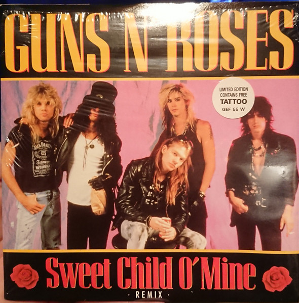 Guns N' Roses - Sweet Child O' Mine · Remix · (7", Single, Ltd, Fre)