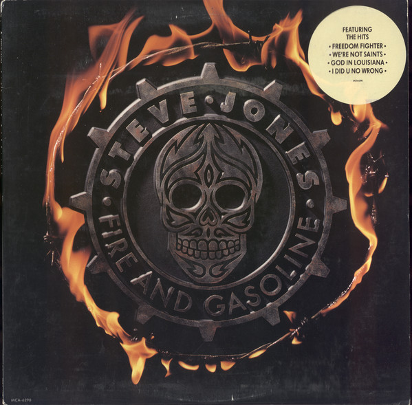 Steve Jones (2) - Fire And Gasoline (LP, Album)