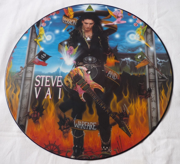 Steve Vai - Passion And Warfare (LP, Album, Pic)