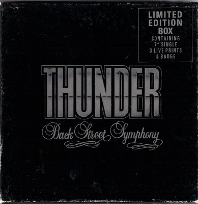 Thunder (3) - Back Street Symphony (7", Single, Ltd + Box)