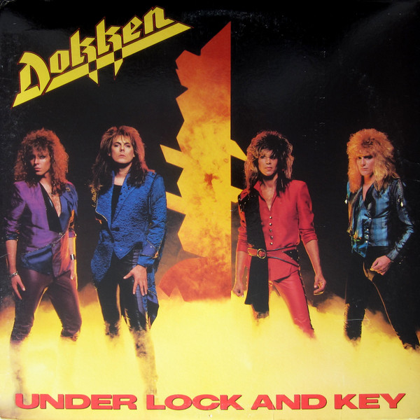 Dokken - Under Lock And Key (LP, Album, Promo)
